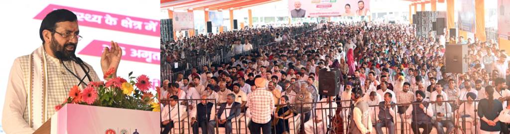 Chief Minister made many announcements for the development of Narayangarh announced to provide Rs 5 crore for development works